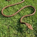 Rustic Metal Snake Garden Art