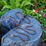 Rustic Metal Snake Garden Art