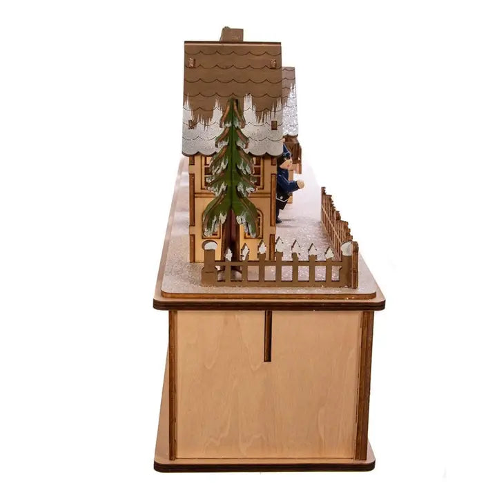 Led Wooden Village Houses