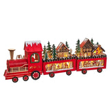 Led Truck W/Santa+Home Scene | 22.24"