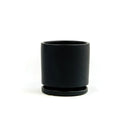 6.5" Gemstone Cylinder Pots with Water Saucers