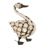 Feathered Swan Recycled Metal Sculpture