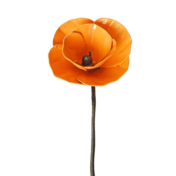 Recycled Metal Flower Stakes
