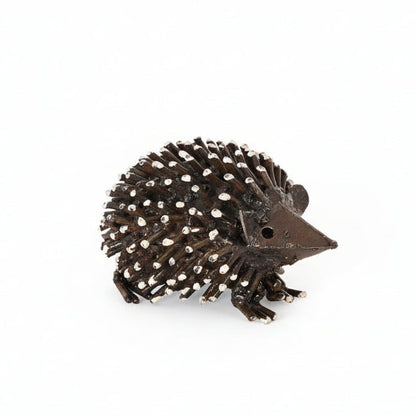 Recycled Metal Hedgehog Sculpture
