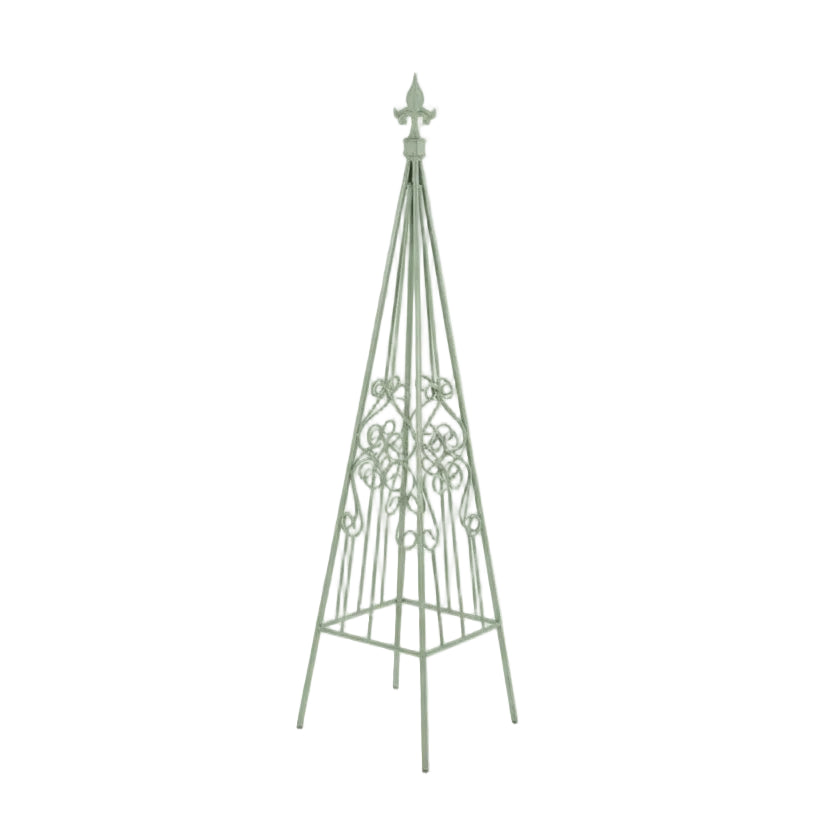 Wrought Iron Fancy Decorative Obelisk Scroll