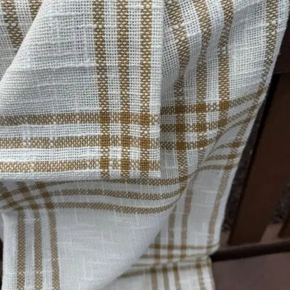 Wheat Plaid Woven Throw Blanket | 50x60