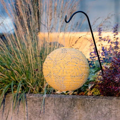 Stella Monstera 12" Globe Solar Lanterns