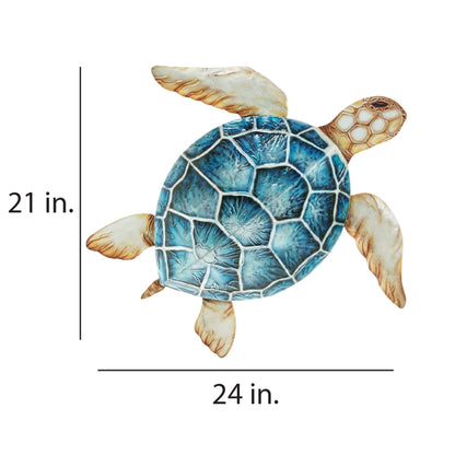 Sea Turtle Wall Decor Blue