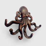 Octopus Wall Hook | Copper Cast Iron