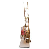 Led Tree W/Village Scene | 15"