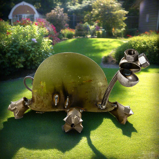 Authentic Surplus Army Helmet Turtle Decor