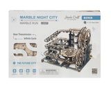 Marble Night City Mechanical Wood Model