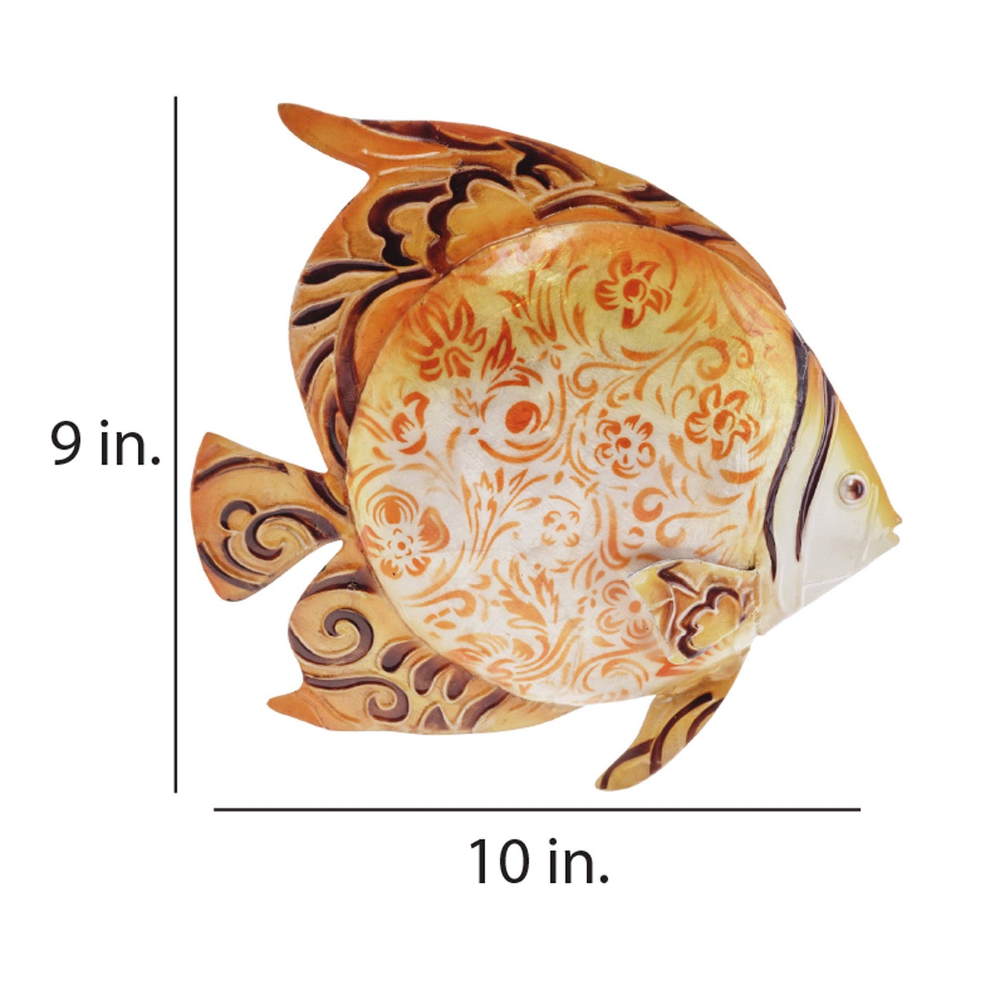 Orange Fish Wall Decor