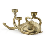 Gold Octopus Votive Holder