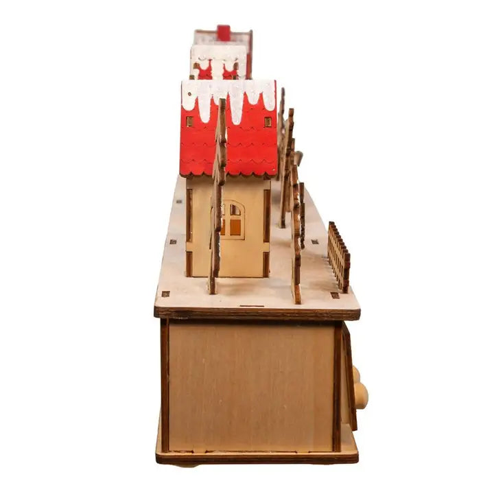 Lit Xmas Village W/Adv Calendar | 6.7"