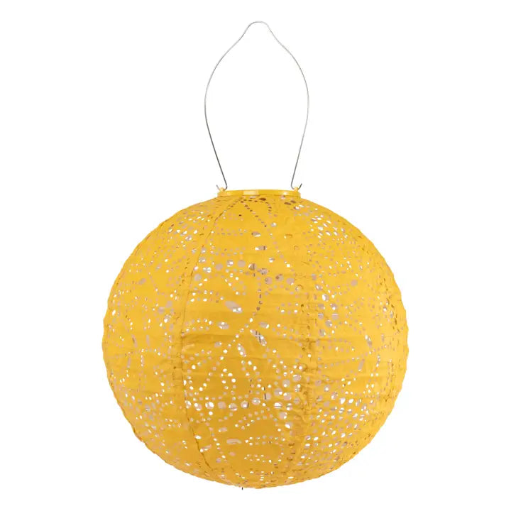 Stella Monstera 12" Globe Solar Lanterns