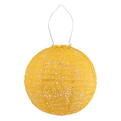 Stella Monstera 12" Globe Solar Lanterns