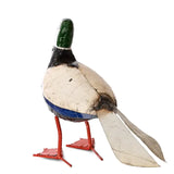 Mallard Duck Recycled Metal Sculpture Garden Art