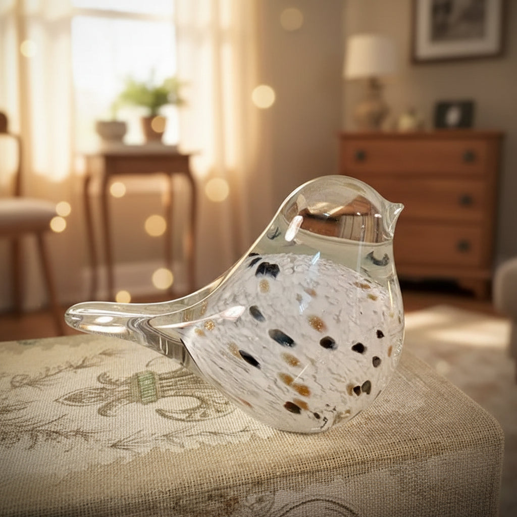 Chickadee Glass Birds | Set of 3