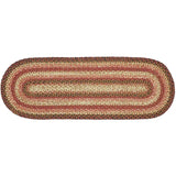 Ginger Spice Jute Oval Runner | 13x36