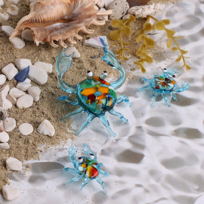 Glass Crabs - Set of 3