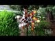 24" Rotating Wind Spinner - Jeweled Metallic