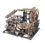 Marble Night City Mechanical Wood Model