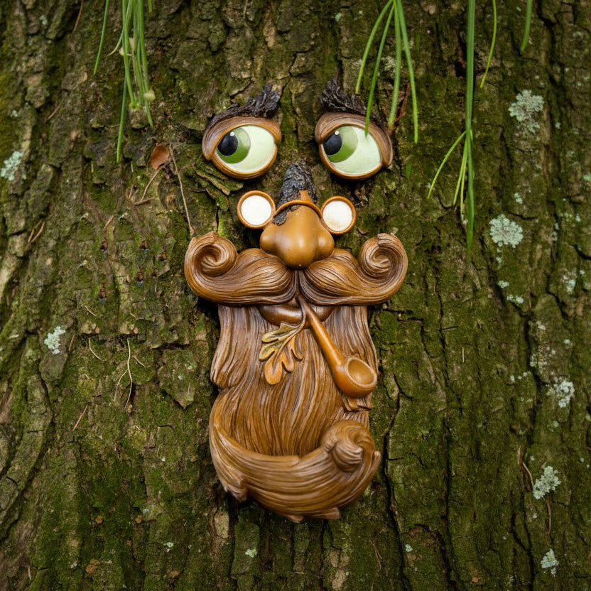 Tree Faces Decor Outdoor – Tree Hugger Yard Art Garden Decor