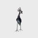Recycled Metal Short Crowned Crane