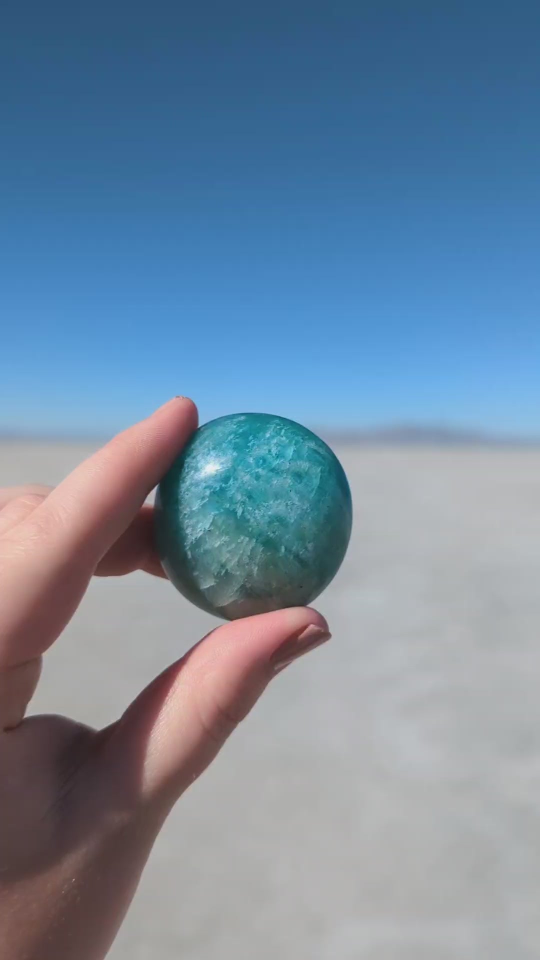 Amazonite Palm Stone