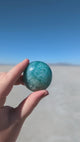 Amazonite Palm Stone