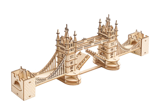 Tower Bridge 3D Wooden Model
