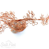 Mini Copper Cascade Tree- White Jasper