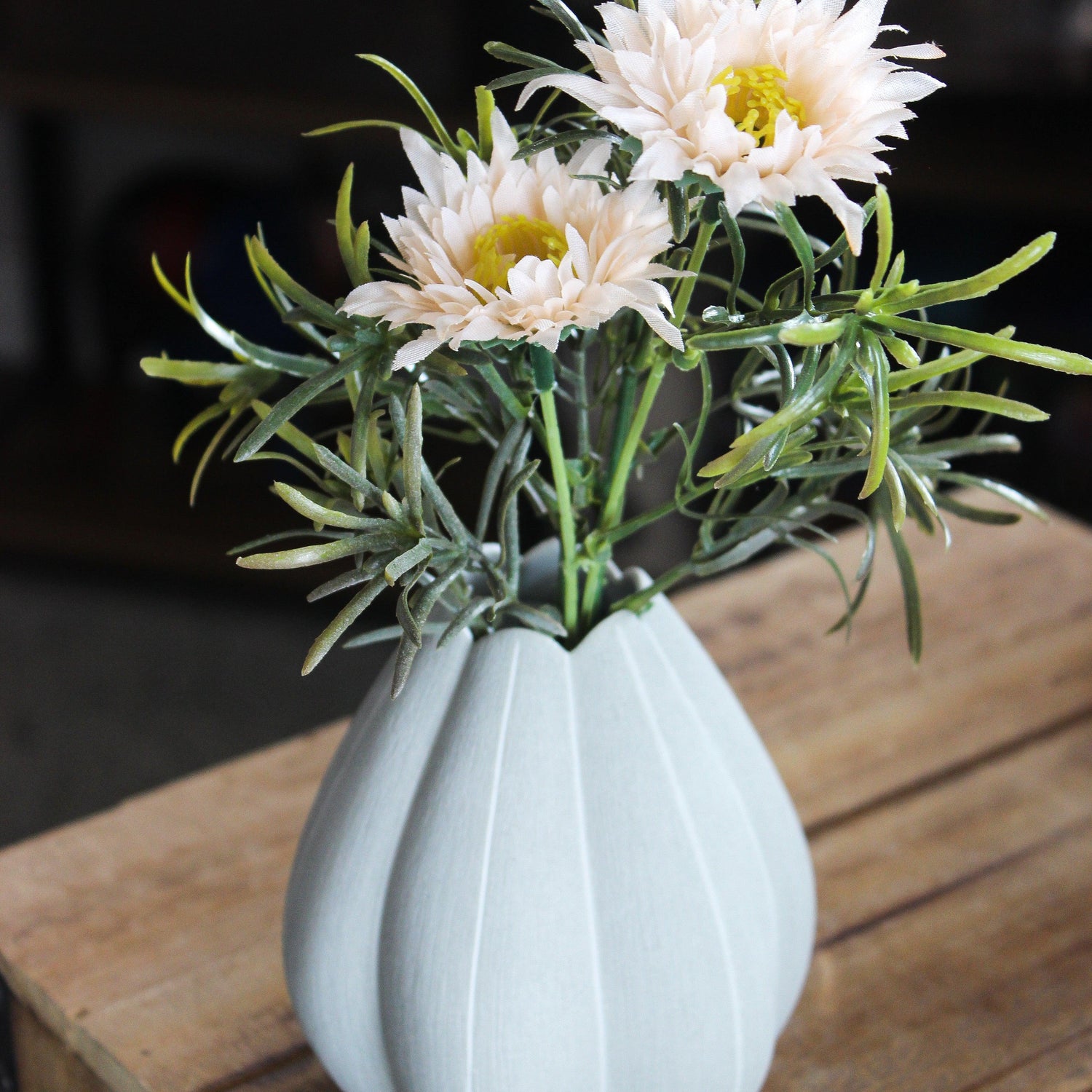 Champa Grey Vase