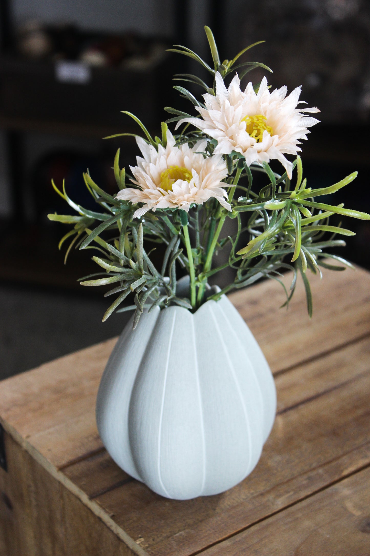 Champa Grey Vase