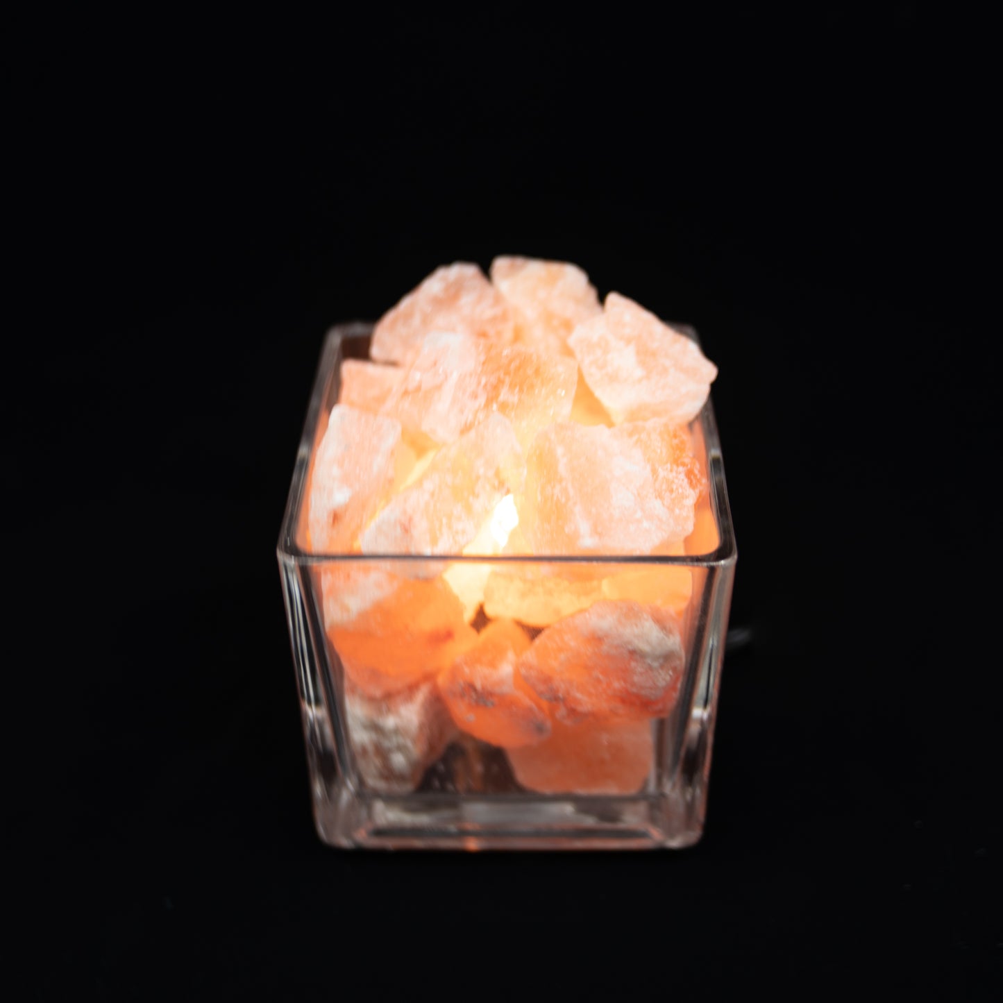 Square Salt Lamp Diffuser with UL Listed Dimmer Cord