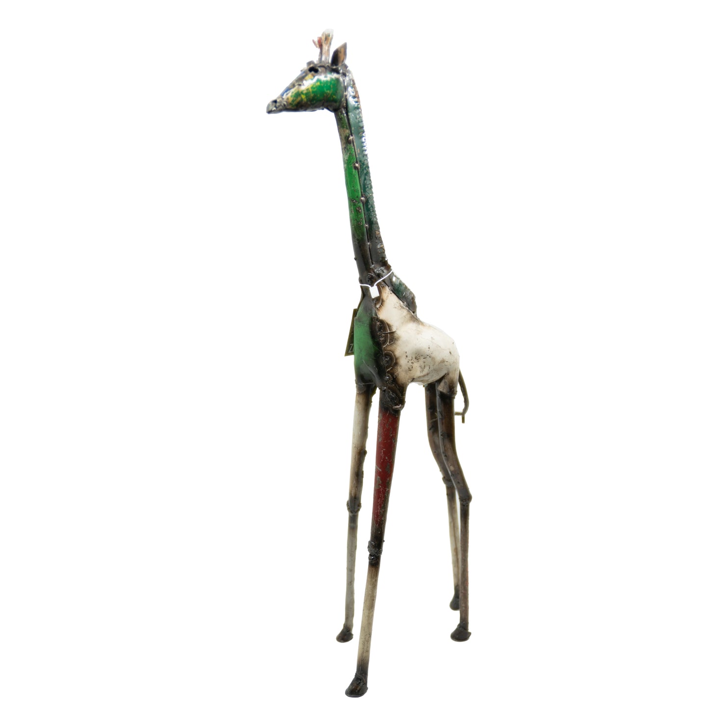 Colorful Recycled Oil Drum Giraffe