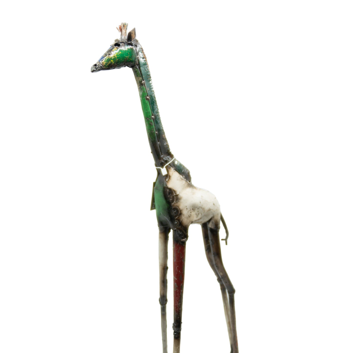 Colorful Recycled Oil Drum Giraffe