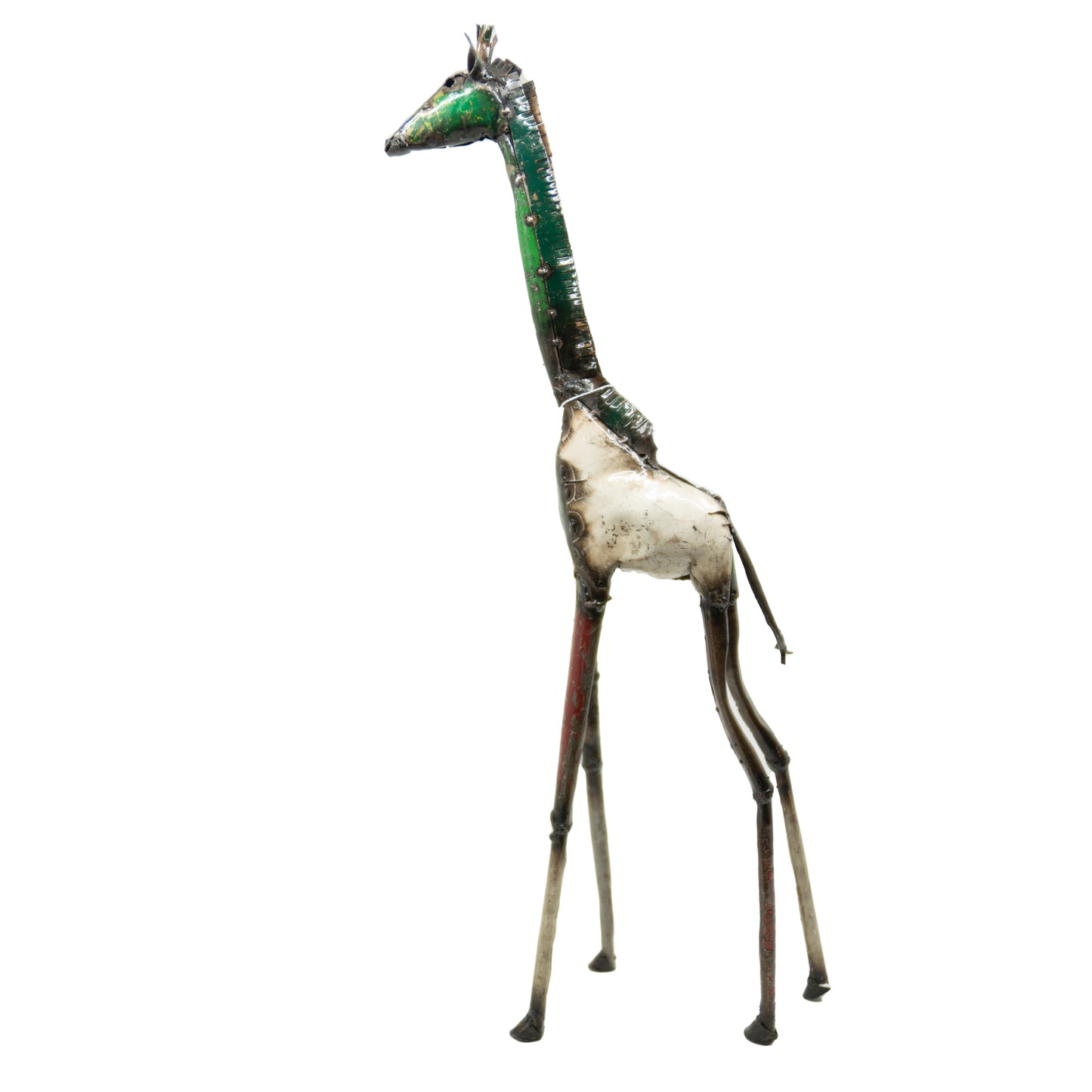 Colorful Recycled Oil Drum Giraffe