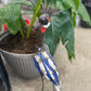 Recycled Metal Tall Crowned Crane