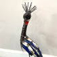 Recycled Metal Tall Crowned Crane