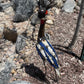 Recycled Metal Tall Crowned Crane