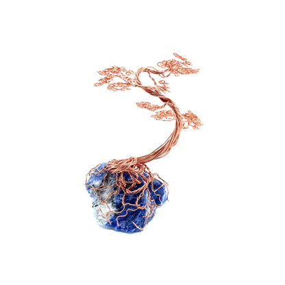 Mini Copper Bonsai Tree- Sodalite