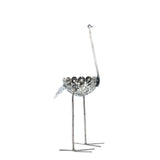 Recycled Metal Ostrich Bowl