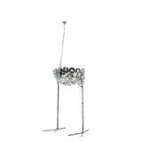 Recycled Metal Ostrich Bowl