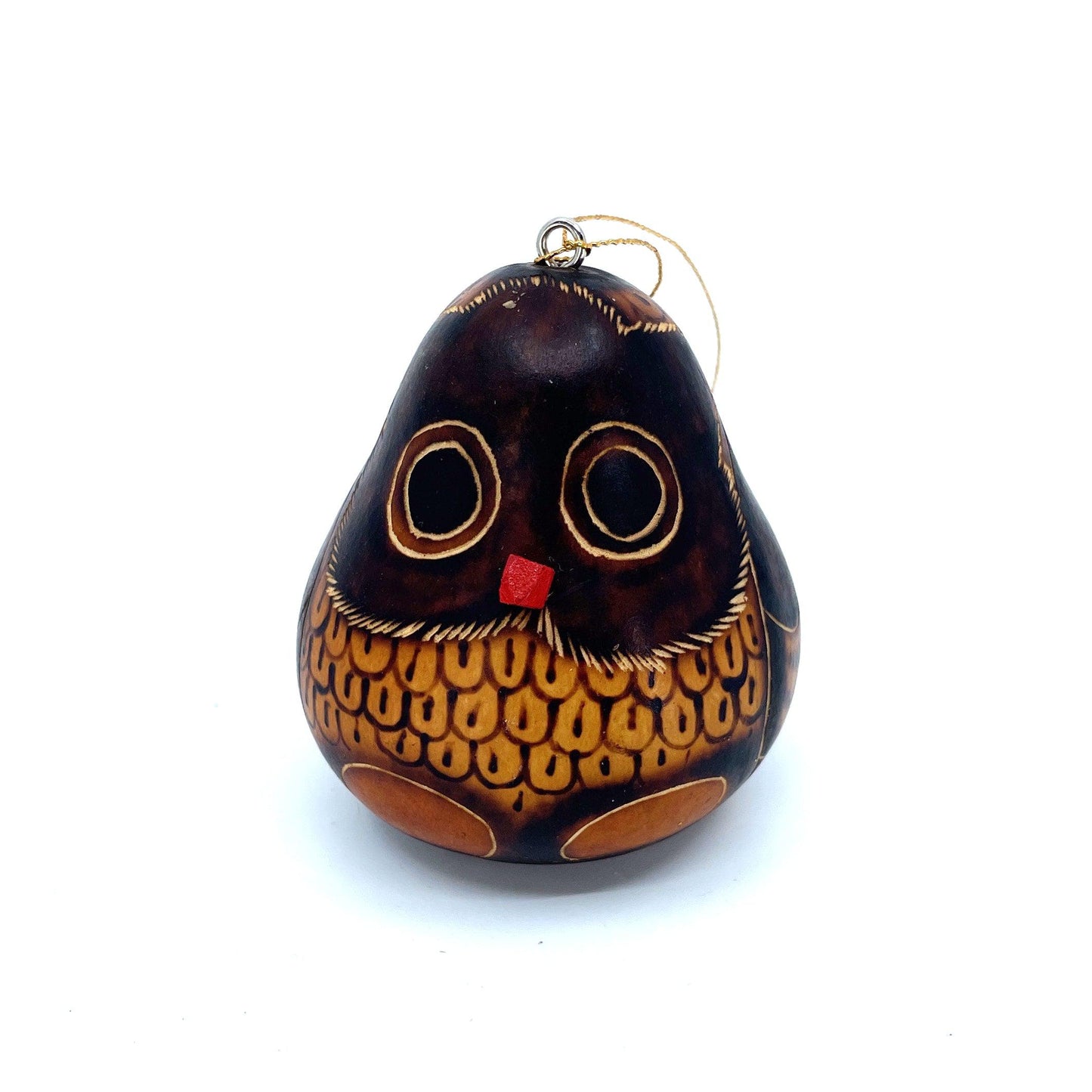 Owl Mini Gourd Ornaments