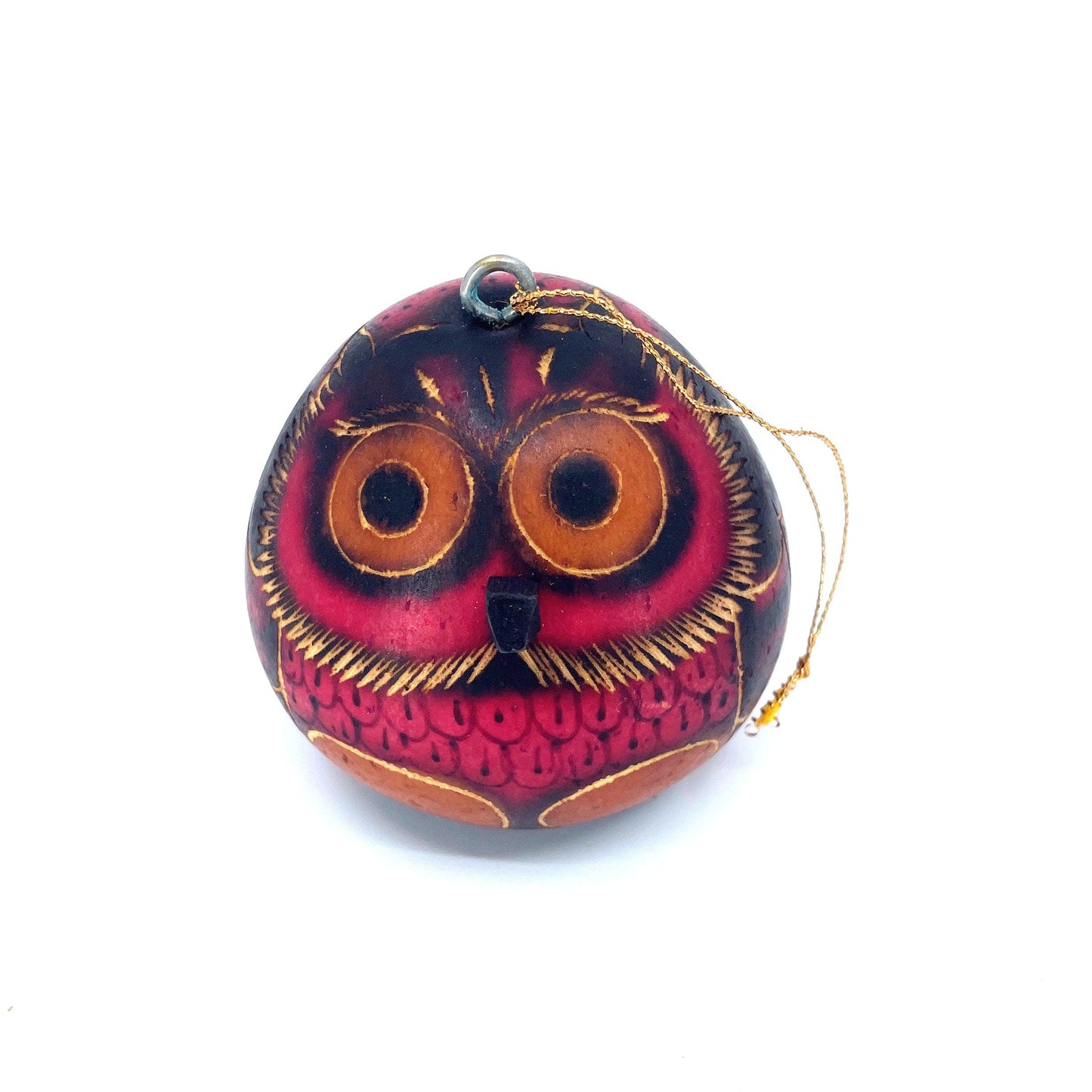 Owl Mini Gourd Ornaments