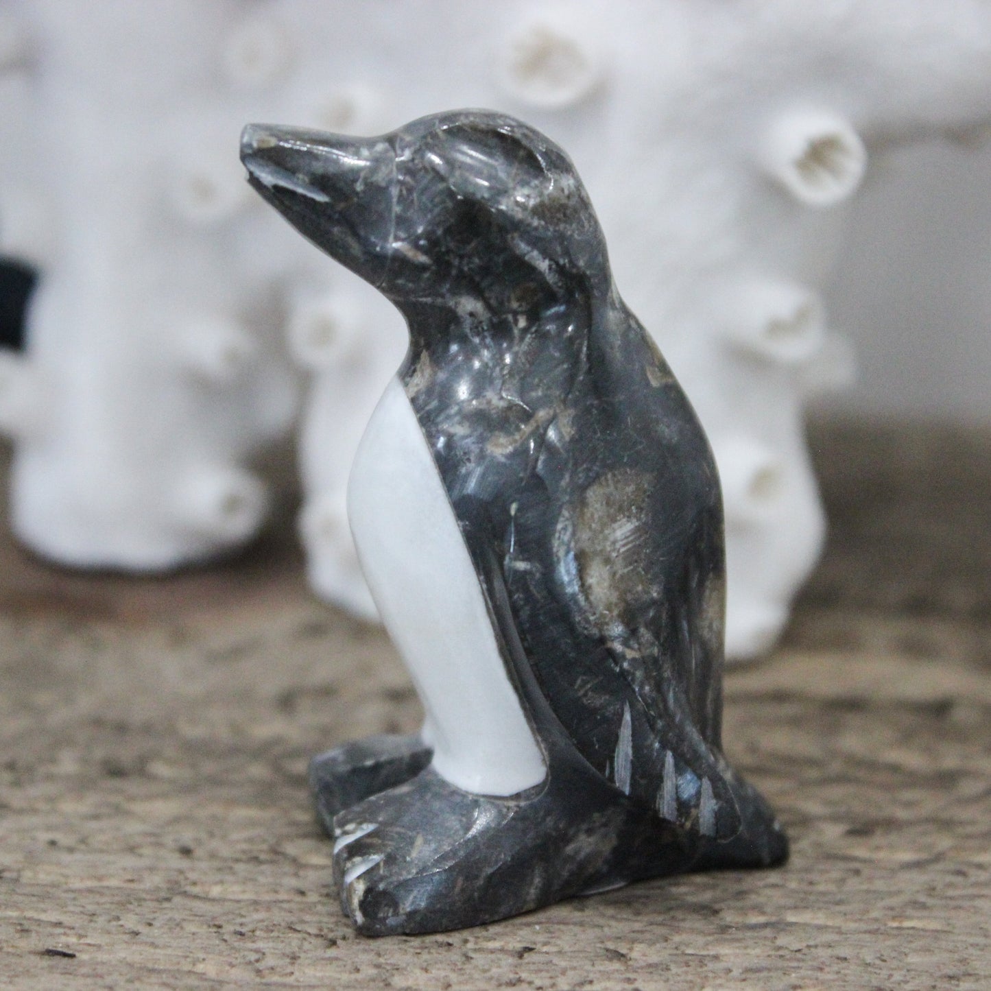 2" Marble Imperial Penguin