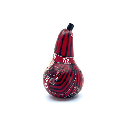 Petite Santa Gourd Box