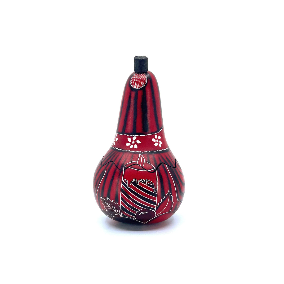 Petite Santa Gourd Box